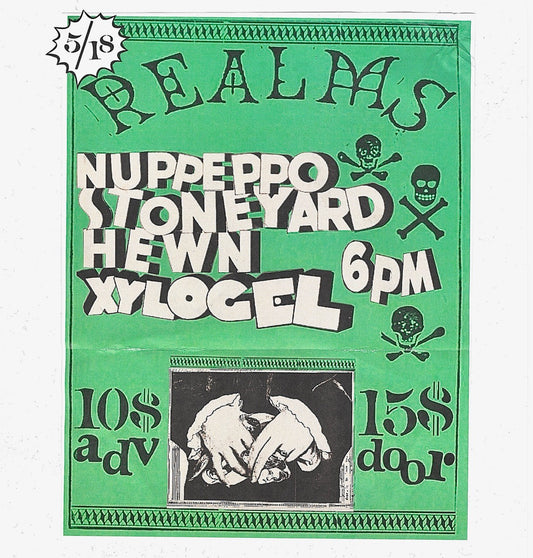 [05.18] [SUN] Stoneyard | Hewn | Nuppeppo | Xylogel |